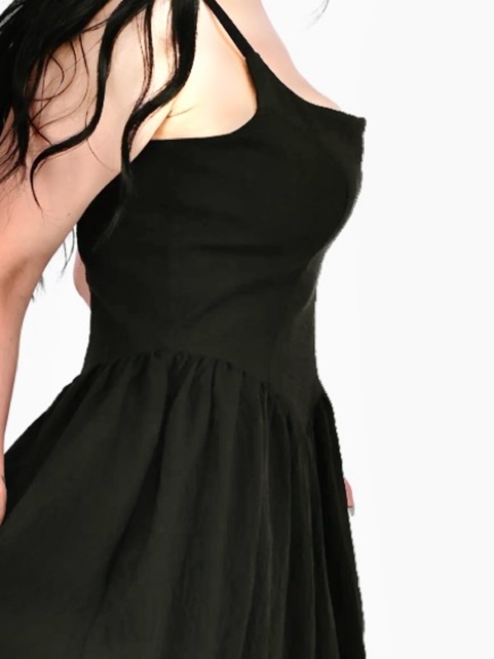 Signature Collection - The Dani Maxi Dress - Square-Neck Bodice with Pockets - Picture 3 of 13